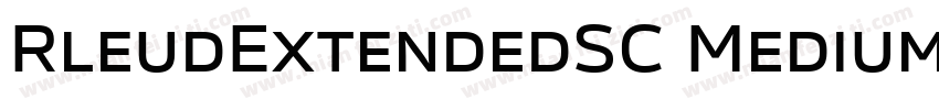 RleudExtendedSC Medium字体转换